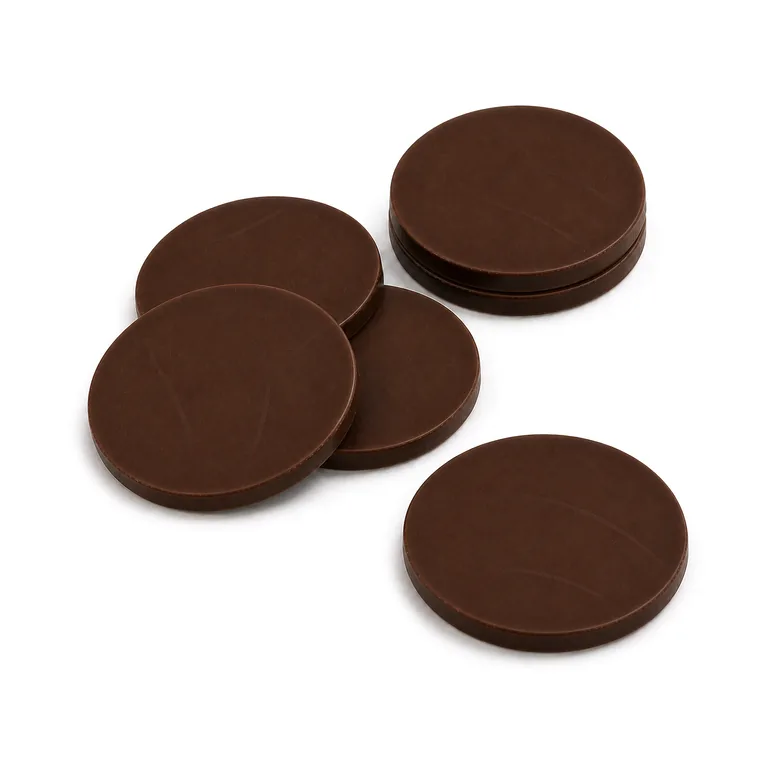 Chocolate-Flavour Coins unwrapped