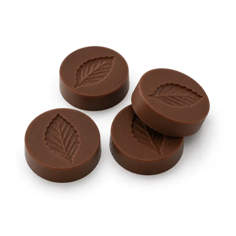 Milk Chocolate Checkers unwrapped