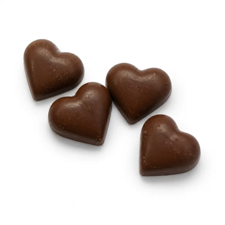 Milk Chocolate Heart unwrapped