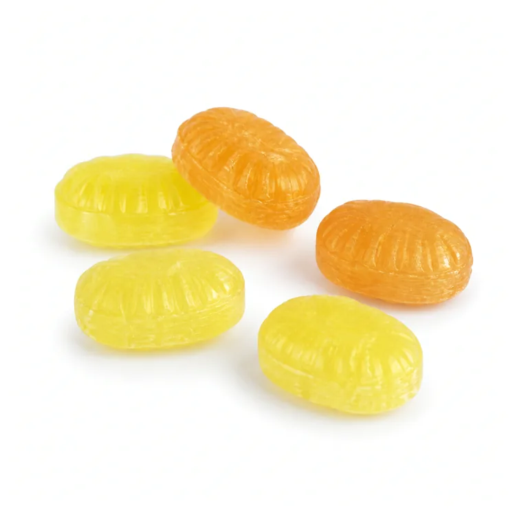 Sugar-Free Citrus Hard Candy unwrapped
